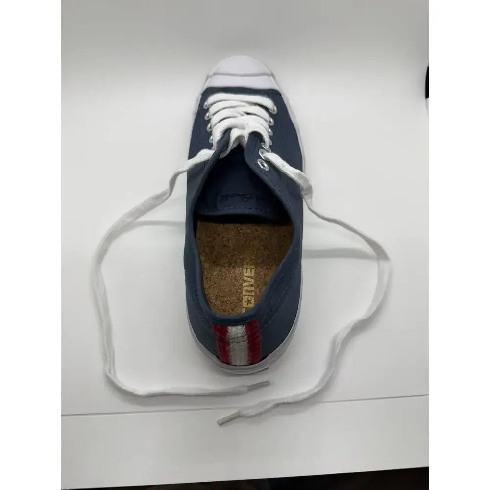 Converse Jack Purcell Shoes-Unisex/Blue/Cork Insoles/Low Top/Men 7.5/Women 9 - Picture 12 of 16